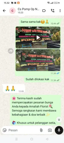 Testimonial Papan Bunga manokwari