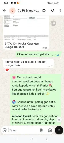 Testimonial Papan Bunga manokwari